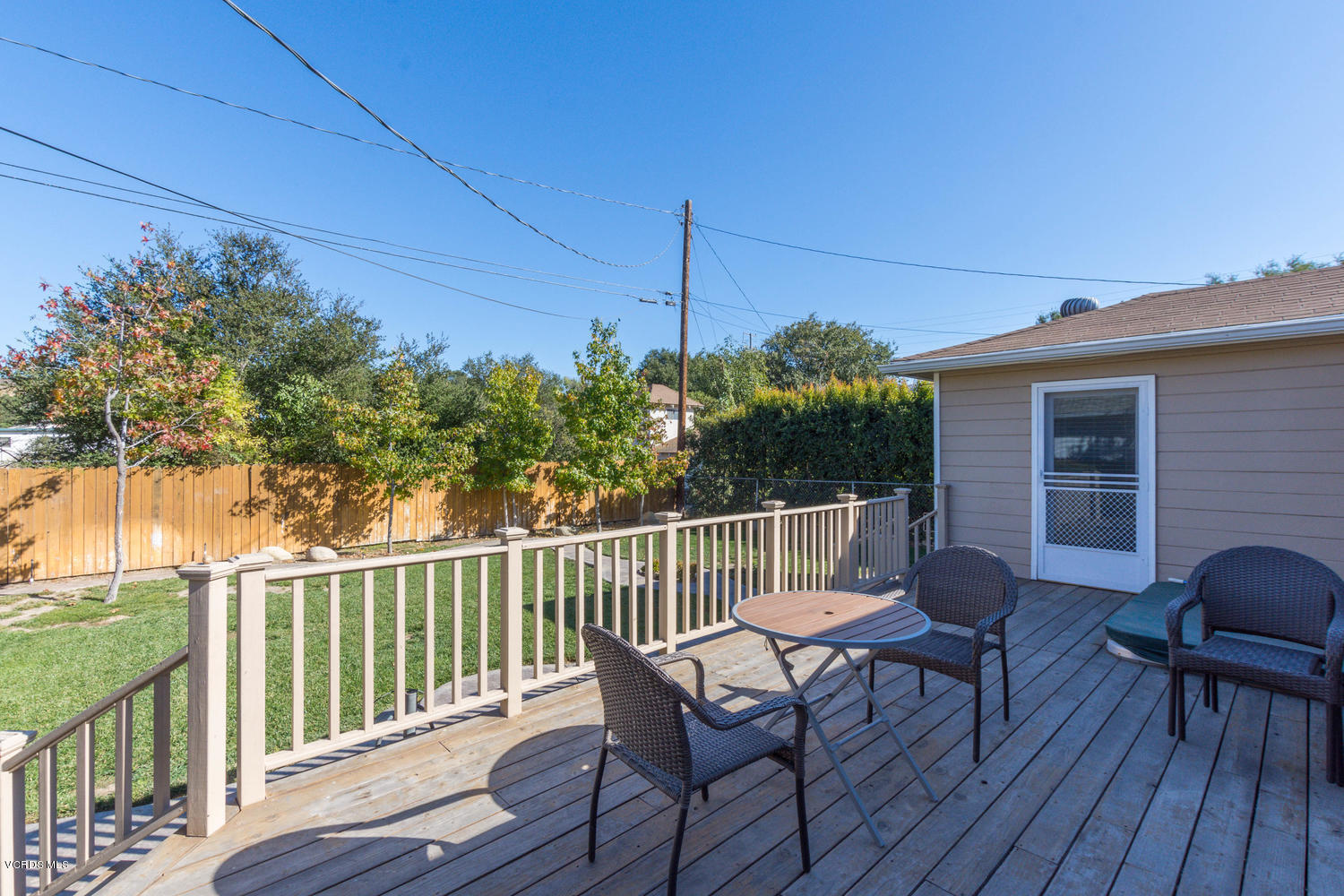919 Laurel Road Santa Paula, CA 93060 - Photo 12 of 21 a view of a chairs and table on the deck