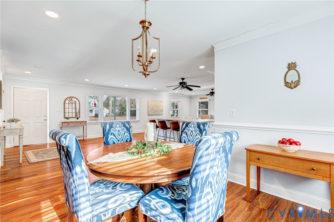 202 Bruce Road Tappahannock, VA 22560 - Photo 22 of 36 a view of a dining room with furniture