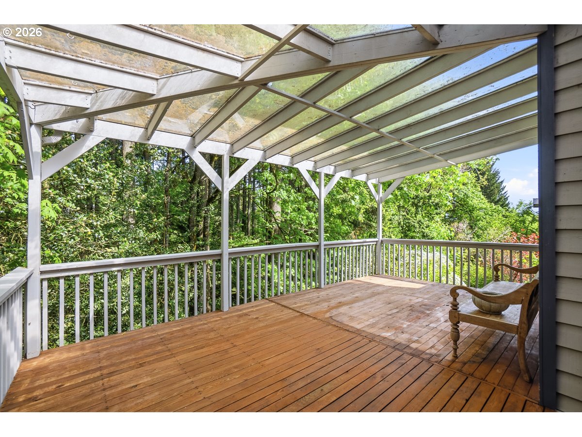 9675 Southwest 163rd Avenue Beaverton, OR 97007 - Photo 20 of 26 a view of a wooden deck