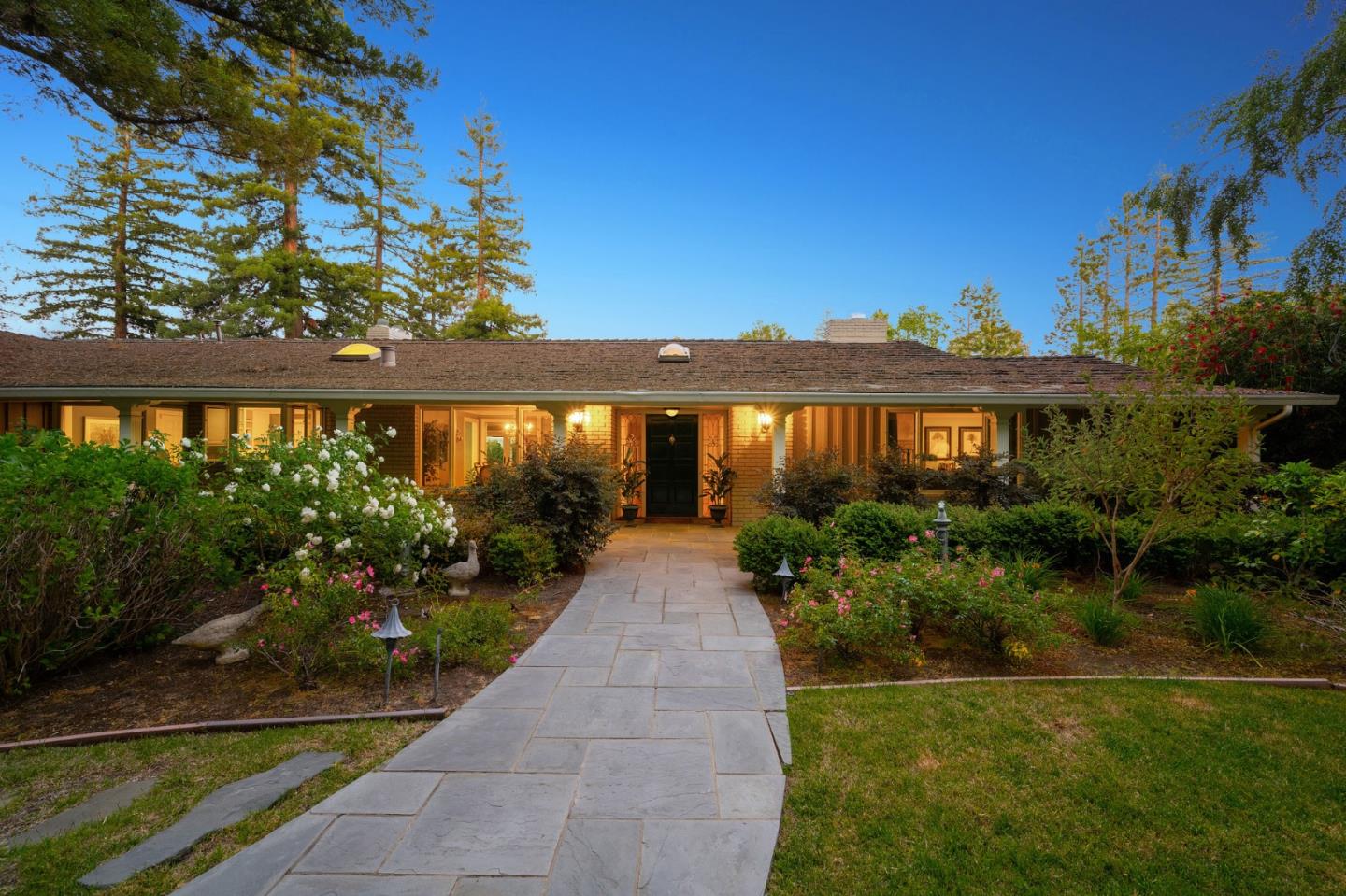 261 Atherton Avenue Atherton, CA 94027 - Photo 1 of 49 a view of a house with garden
