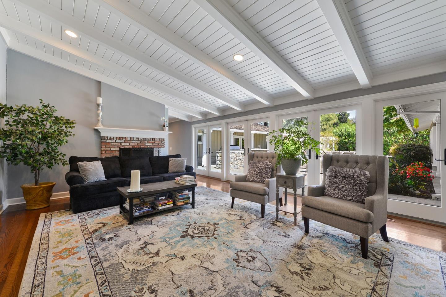 261 Atherton Avenue Atherton, CA 94027 - Photo 7 of 49 a living room with furniture and a large window