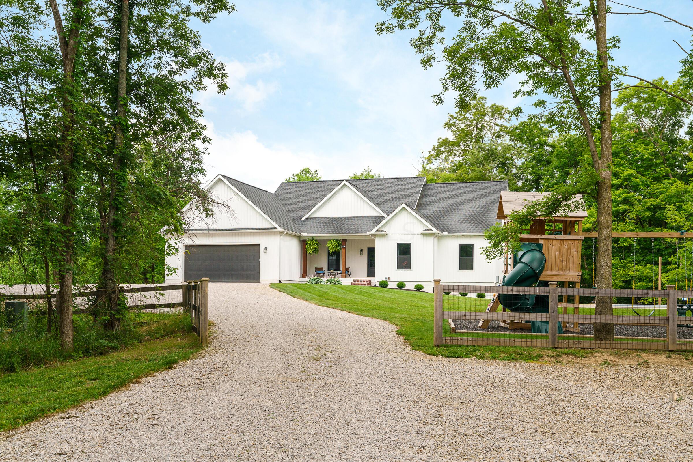 701 Ross Road Sunbury, OH 43074 - Photo 65 of 74 Approach to the home from the pole barn