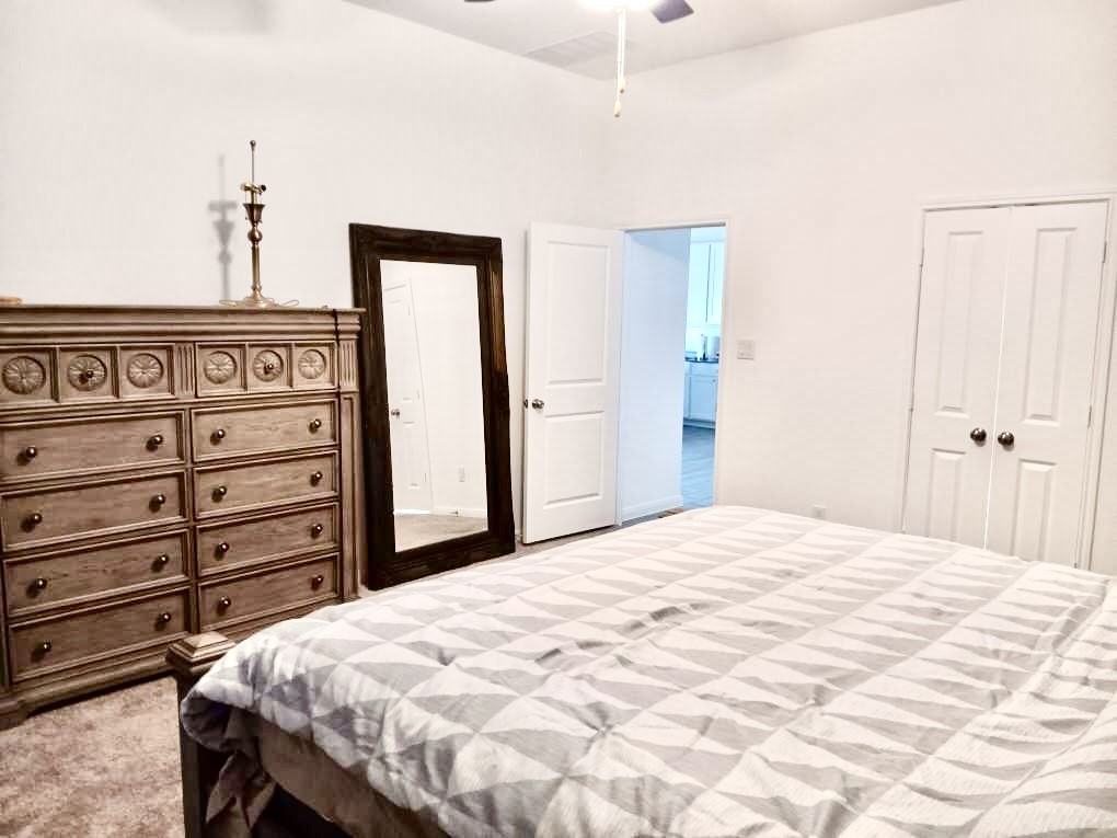 5813 Musquiz Ridge Seguin, TX 78155 - Photo 12 of 15 a bedroom with a bed and a dresser