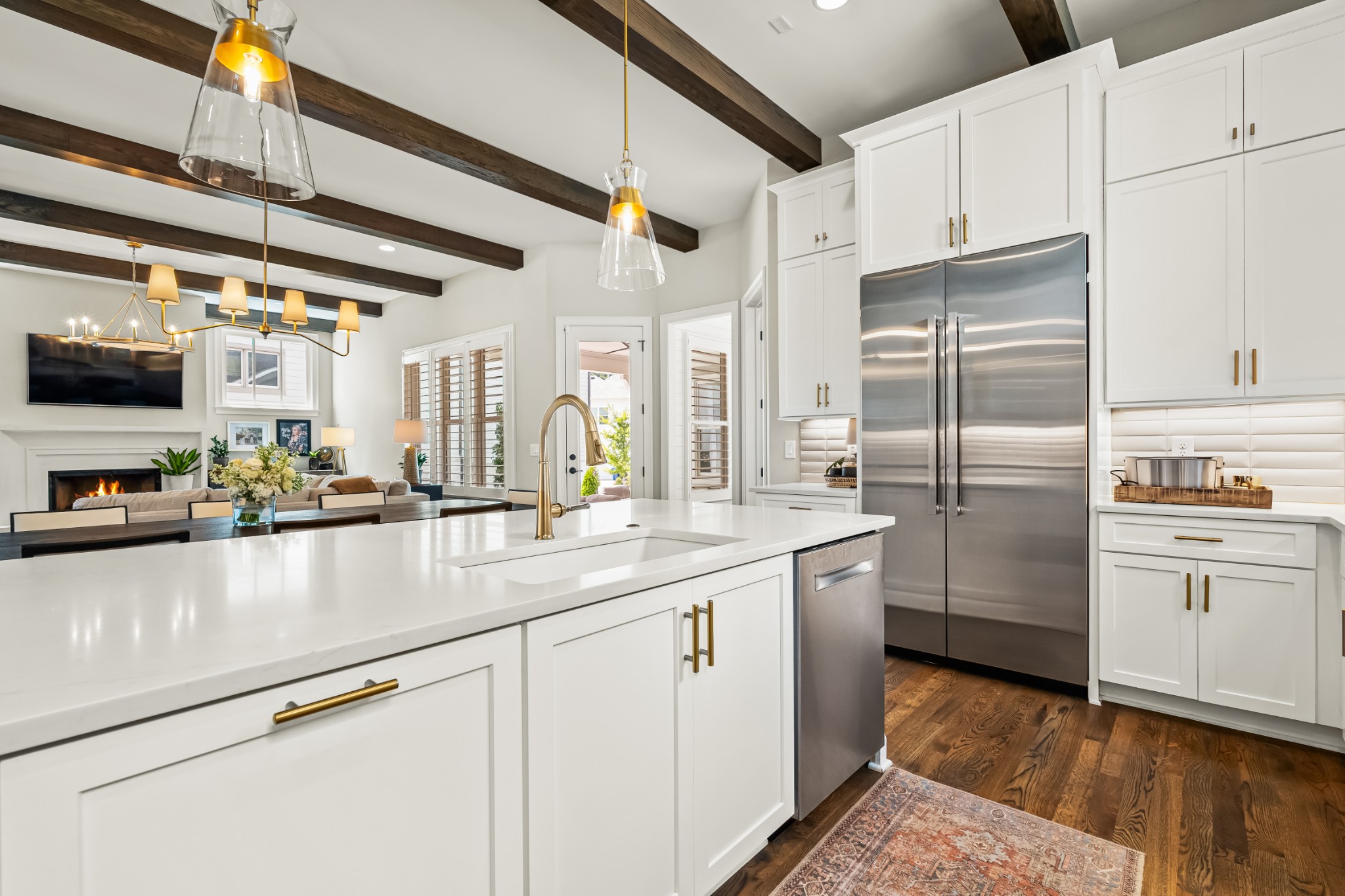 3013 Conar Street Franklin, TN 37064 - Photo 21 of 62 a kitchen with stainless steel appliances white cabinets and a sink