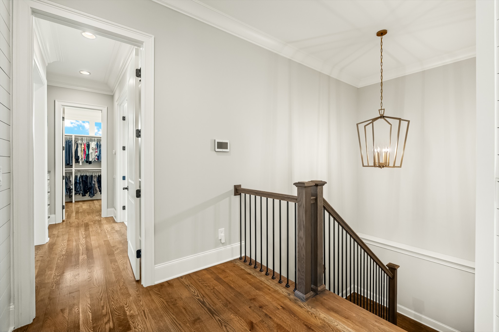 3013 Conar Street Franklin, TN 37064 - Photo 25 of 62 a view of a hallway with wooden floor and stairs