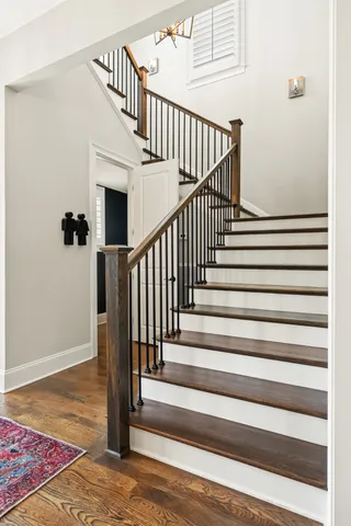 a view of a garden with pathway