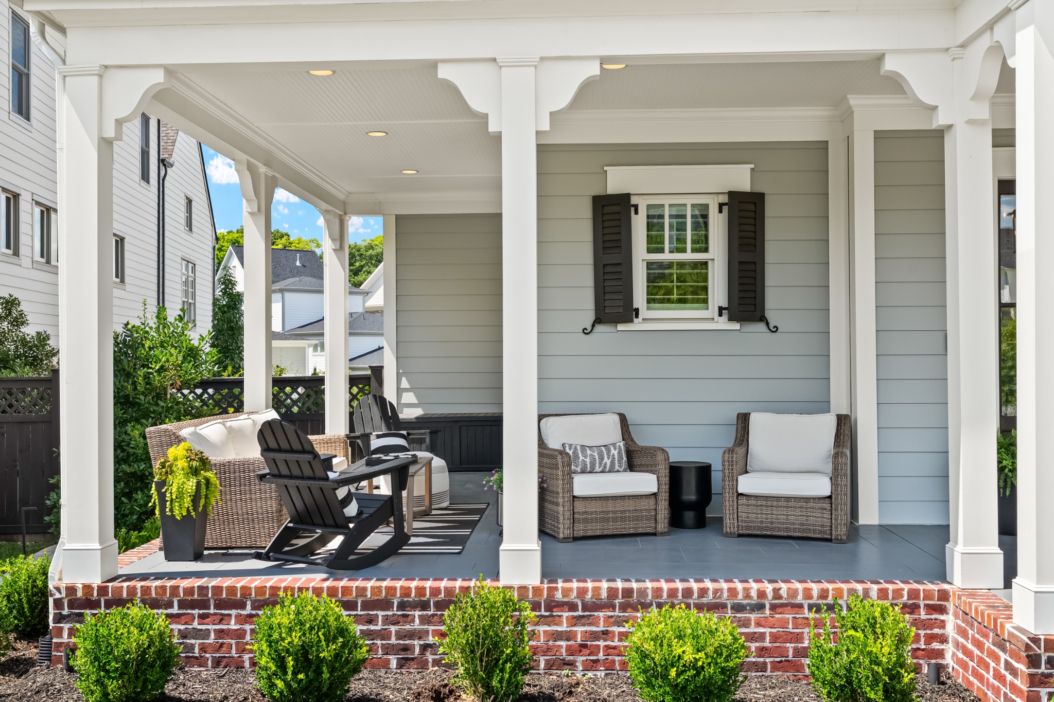 3013 Conar Street Franklin, TN 37064 - Photo 7 of 62 a building outdoor space with patio furniture and potted plants