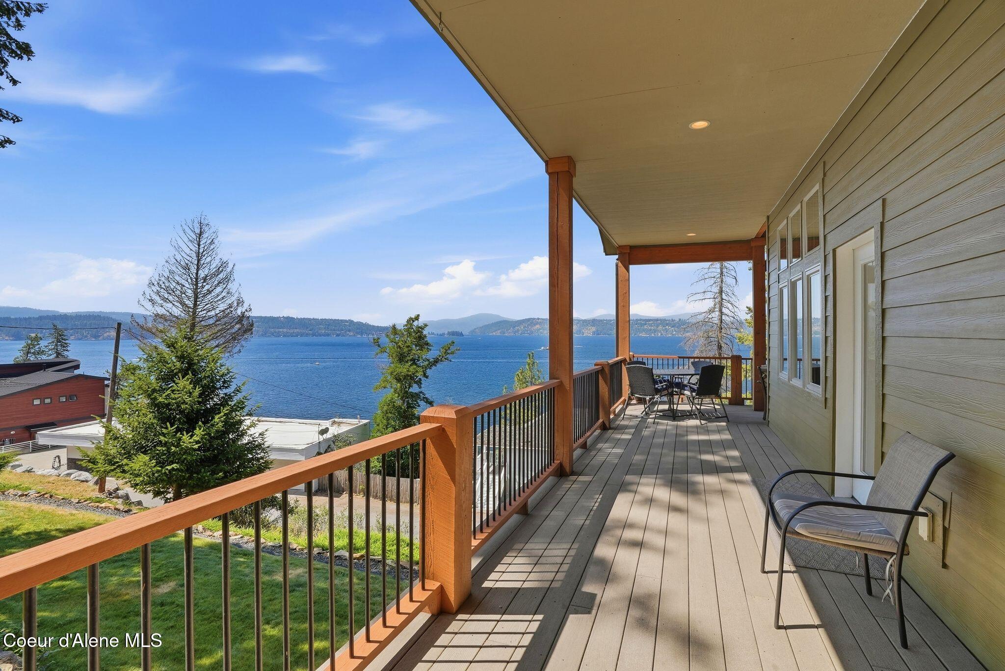 2212 South Silver Beach Road Coeur D'Alene, ID 83814 - Photo 28 of 112 Covered Wraparound Deck