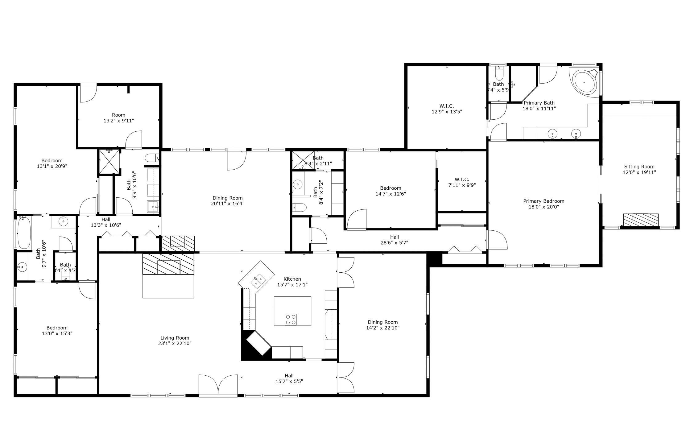 2819 Kell Road Signal Mountain, TN 37377 - Photo 104 of 104 Kell Rd Floor Plan-1