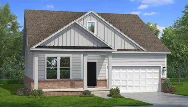 a view of front of a house with a yard