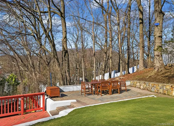a living room with furniture and decor