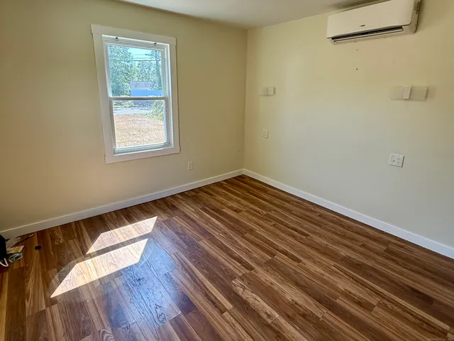a view of wooden floor in a room
