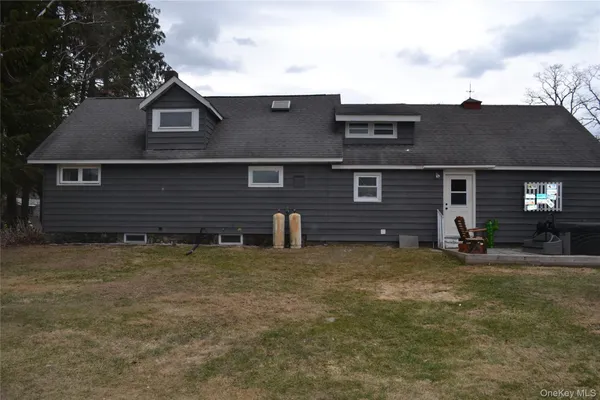 a view of a lake and mountain view