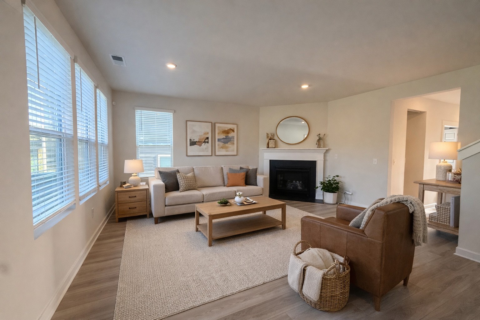 2464 William's Rdg Drive Columbia, TN 38401 - Photo 6 of 15 a living room with furniture window and a fireplace