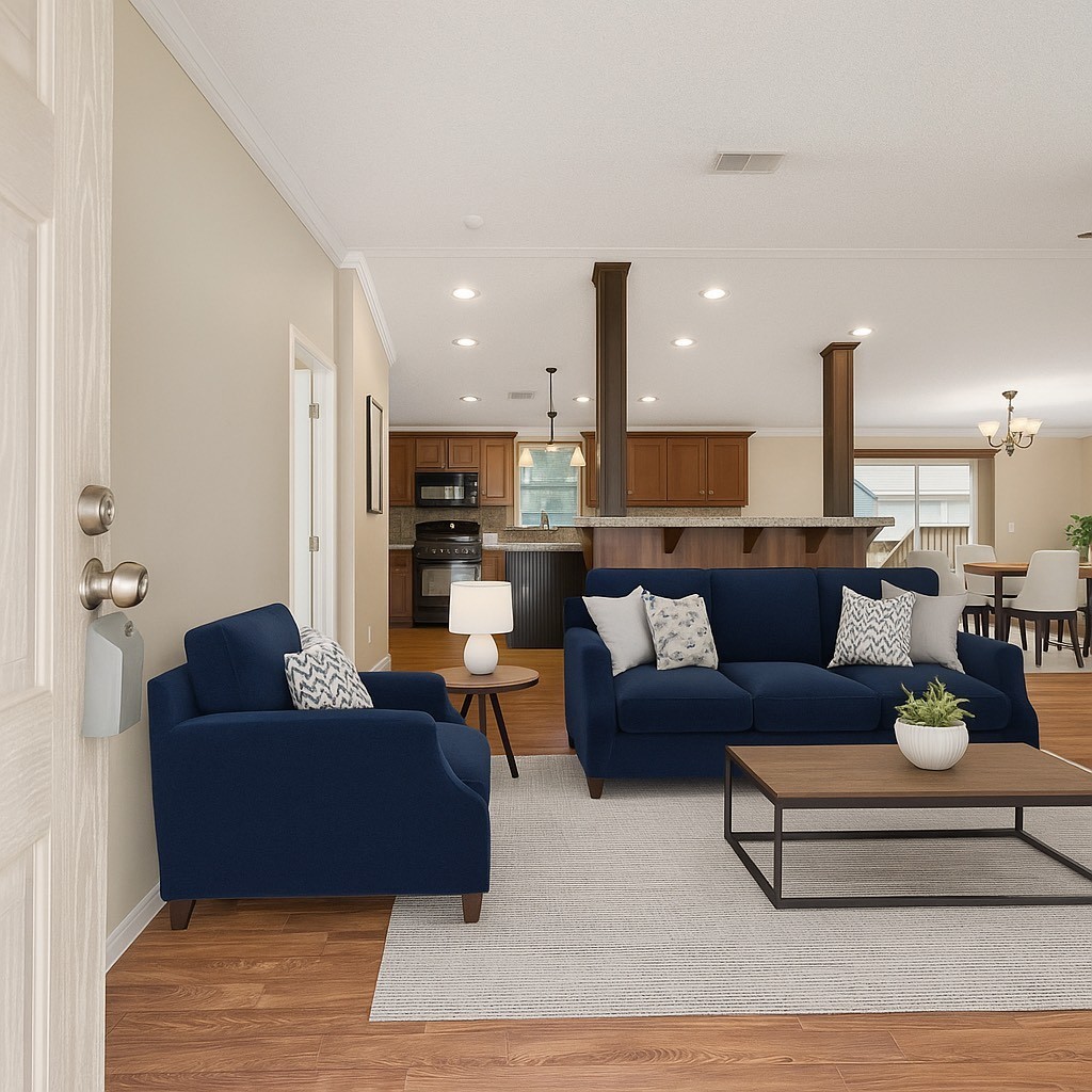 25330 Settlers Mill Road Magnolia, TX 77355 - Photo 4 of 21 a living room with furniture and a potted plant
