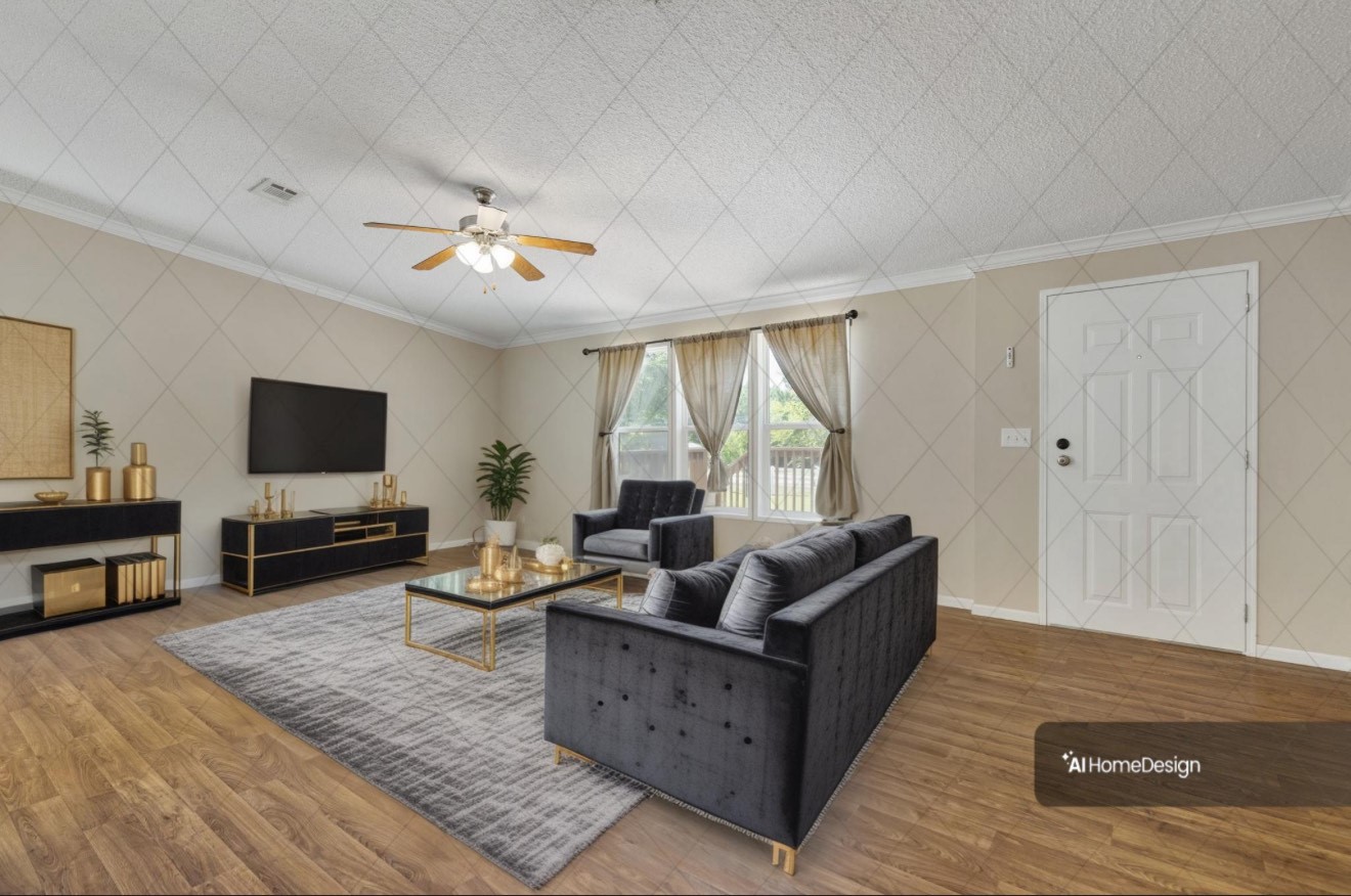 25330 Settlers Mill Road Magnolia, TX 77355 - Photo 5 of 21 a living room with furniture and a flat screen tv