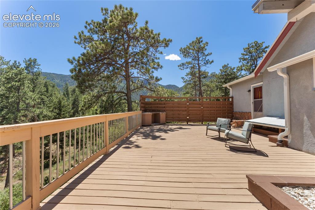7755 Topeka Avenue Cascade, CO 80809 - Photo 30 of 38 Very private deck