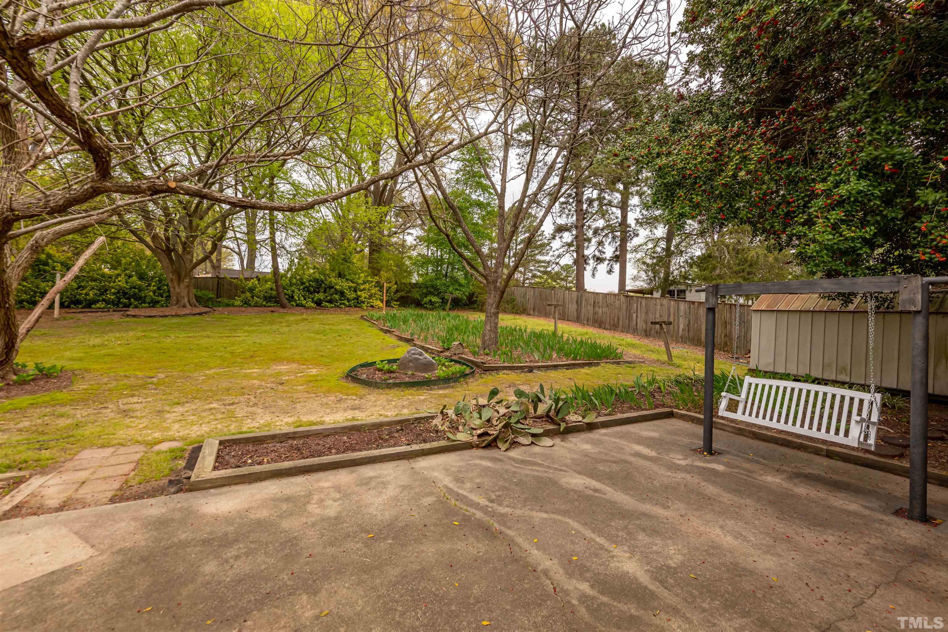 3101 Sherry Drive Raleigh, NC 27604 - Photo 5 of 28 a view of a yard with basketball court