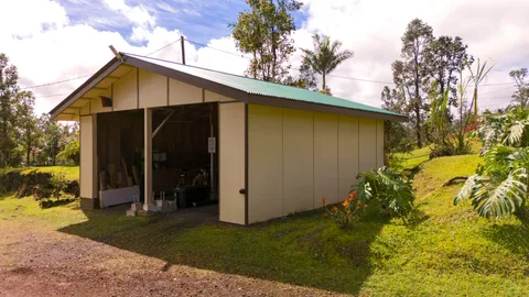 a view of a small house