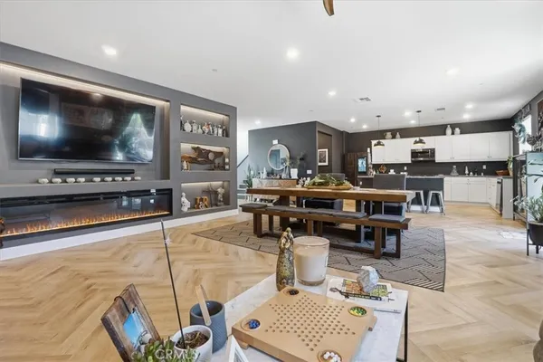 a kitchen with a stove and a sink