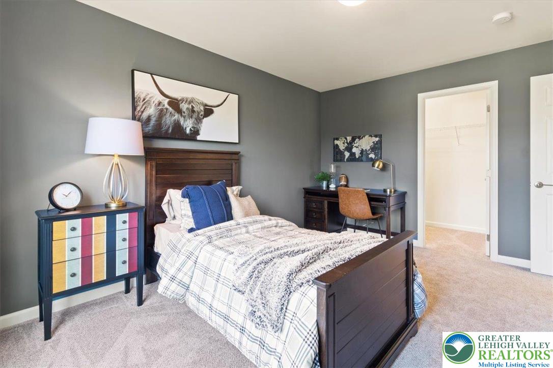 77 Tumble Creek Road, Unit 14 Easton, PA 18042 - Photo 27 of 33 Bedroom *Photos are of a previously built model home. Finishes, features, and options may vary*