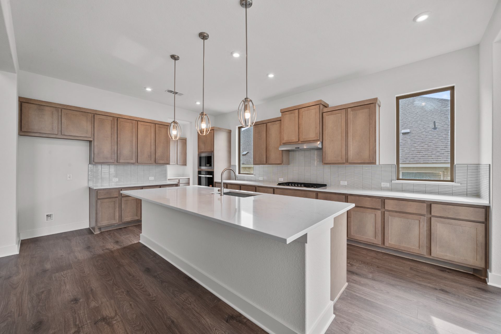 1802 Crimson Sunset Drive Georgetown, TX 78628 - Photo 8 of 38 Open Concept Kitchen