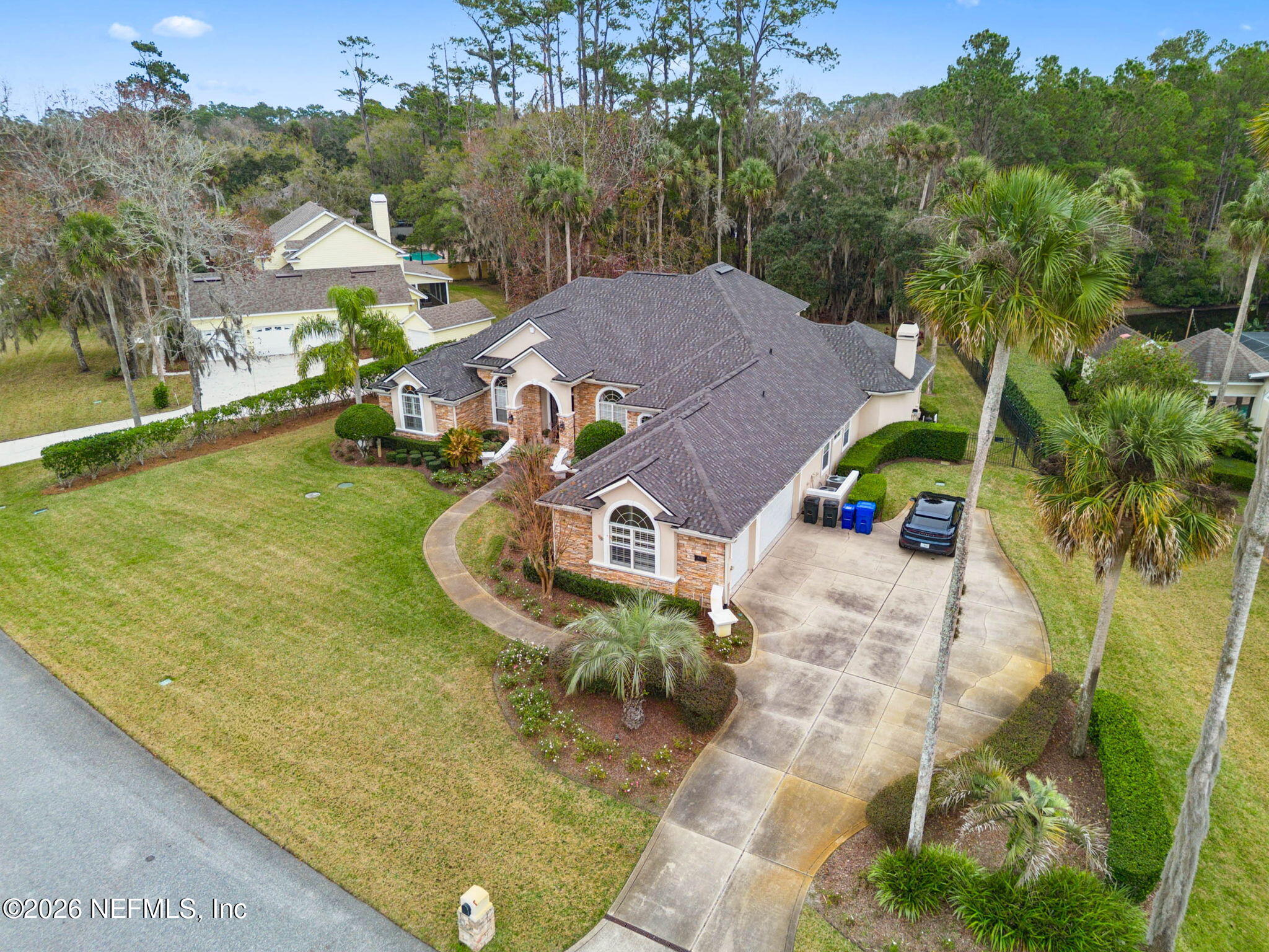 113 Natures Way Ponte Vedra Beach, FL 32082 - Photo 89 of 96 an aerial view of residential houses with outdoor space and trees