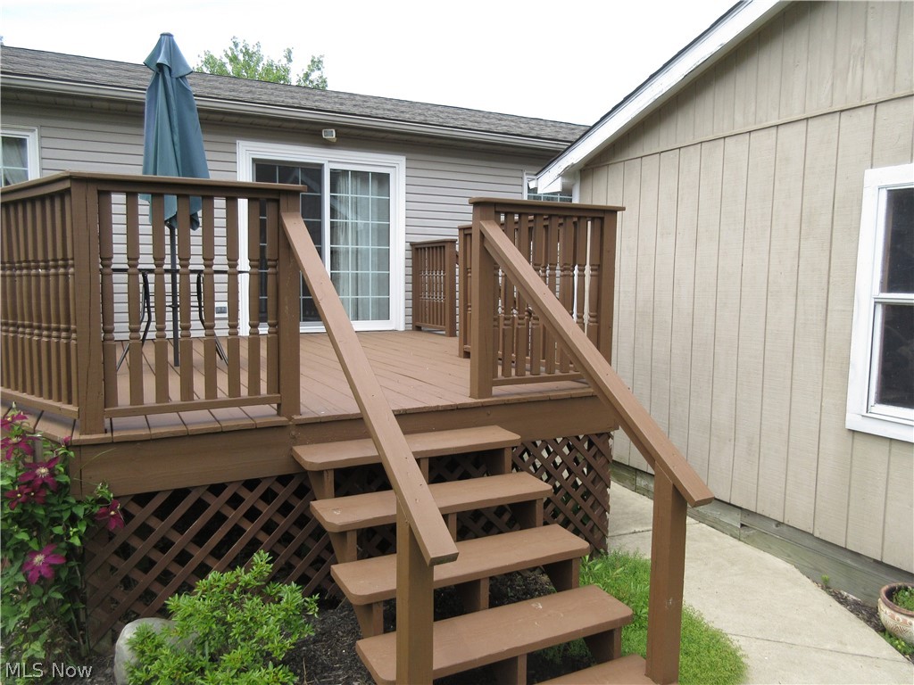 486 Rufener Street Rittman, OH 44270 - Photo 29 of 31 Wood Deck Nicely Landscaped