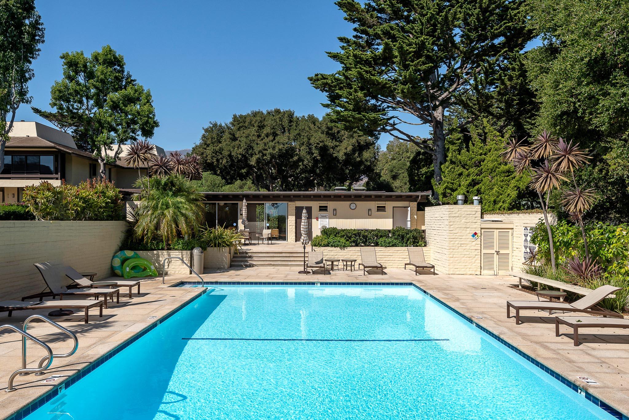 1300 Plaza Pacifica Montecito Ca Montecito, CA 93108 - Photo 22 of 31 an aerial view of a house with swimming pool garden and patio