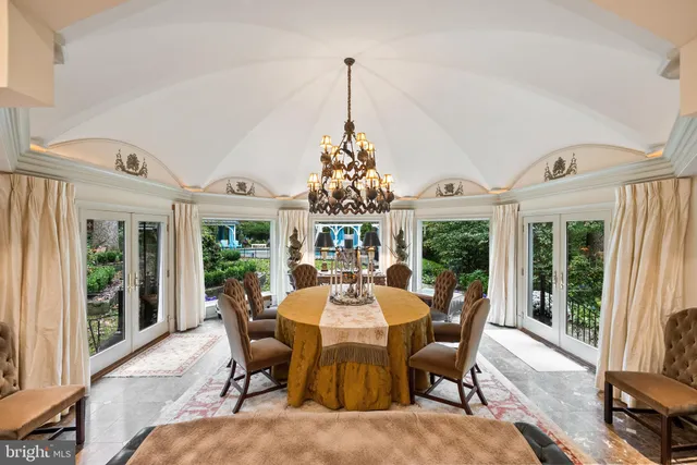 a living room with furniture fireplace and a flat screen tv