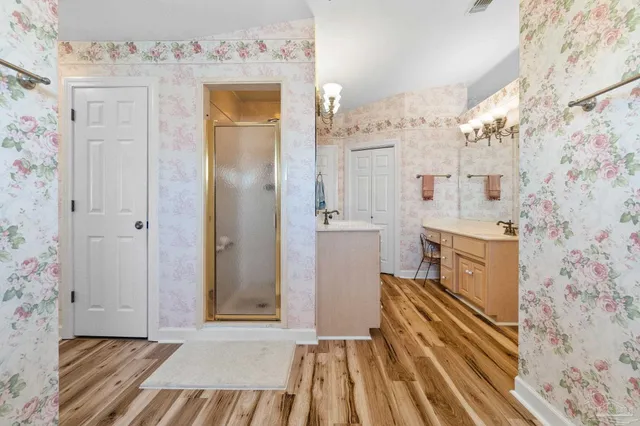 a view of a balcony with an outdoor space