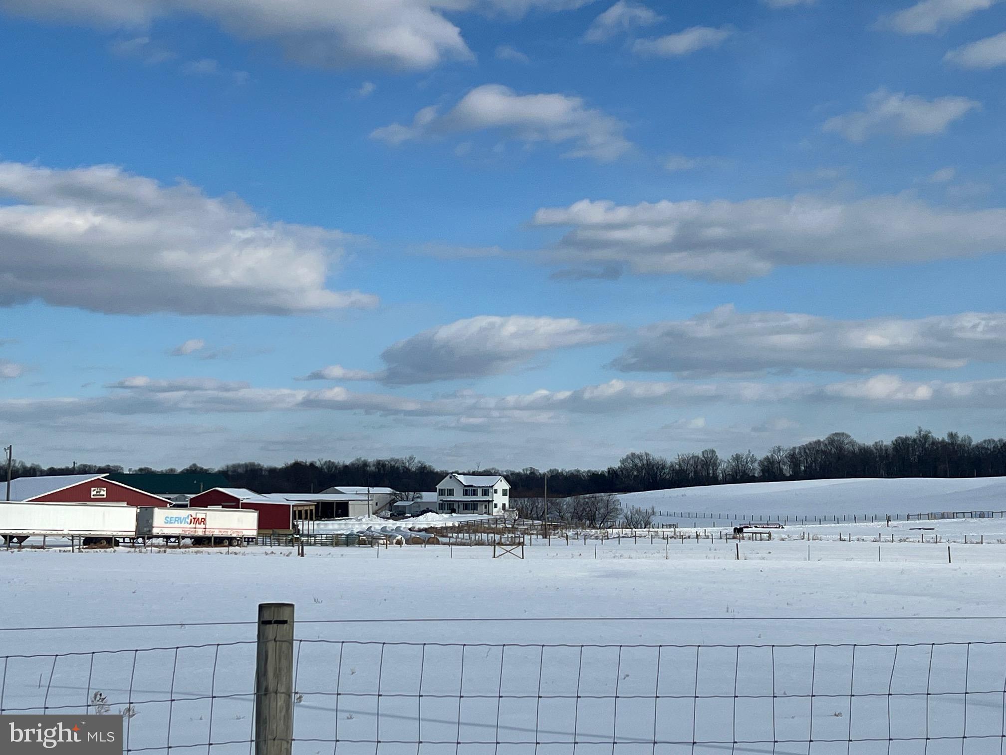 4337 A Cap Stine Road Frederick, MD 21703 - Photo 2 of 3 Farm view in snow- long driveway to unit