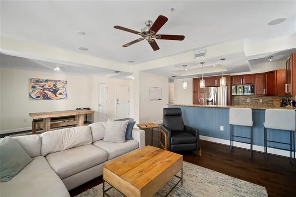 a view of a house with patio