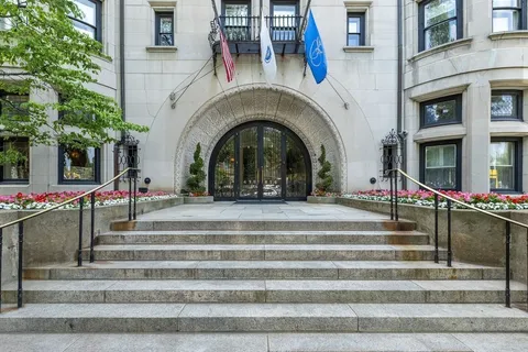 a view of building with entryway