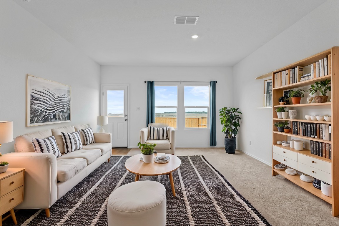 600 The Ugly Way Jarrell, TX 76537 - Photo 21 of 33 a living room with furniture and a potted plant