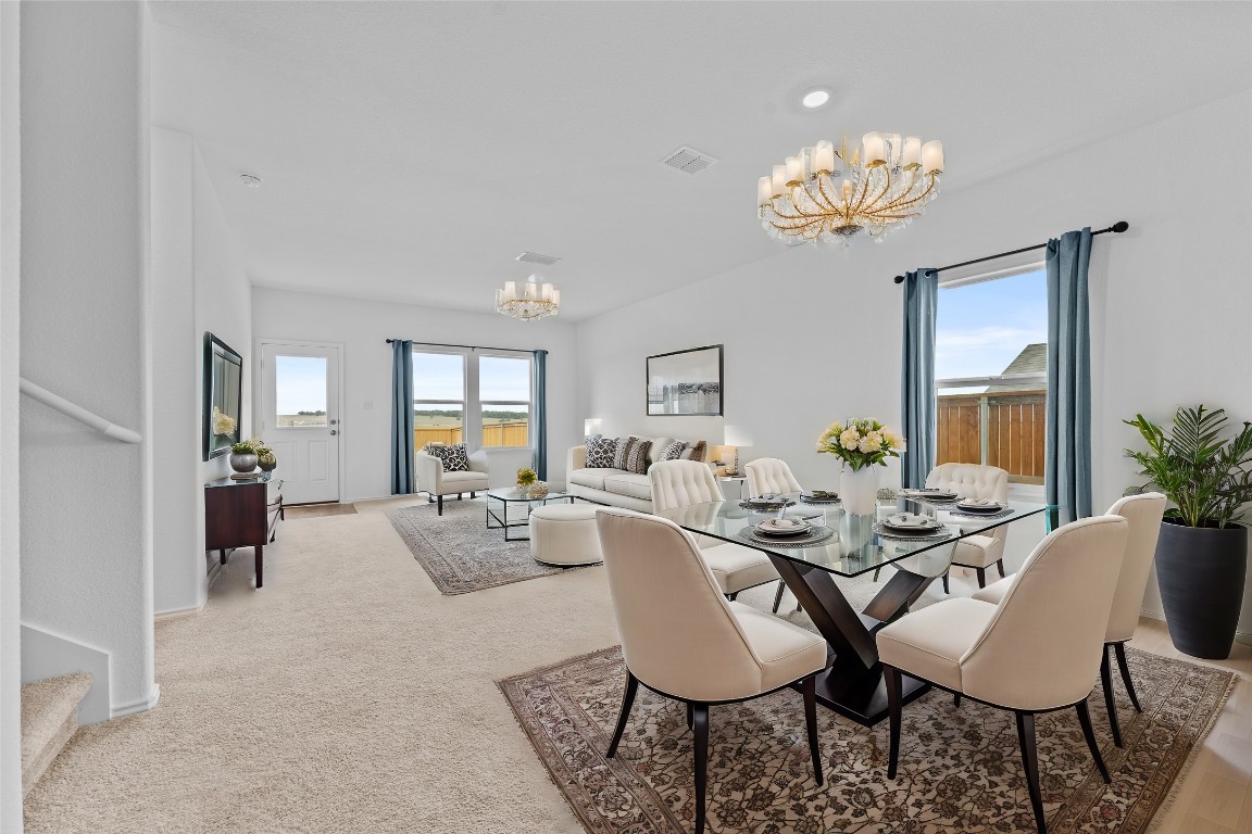 600 The Ugly Way Jarrell, TX 76537 - Photo 4 of 33 a view of a dining room with furniture