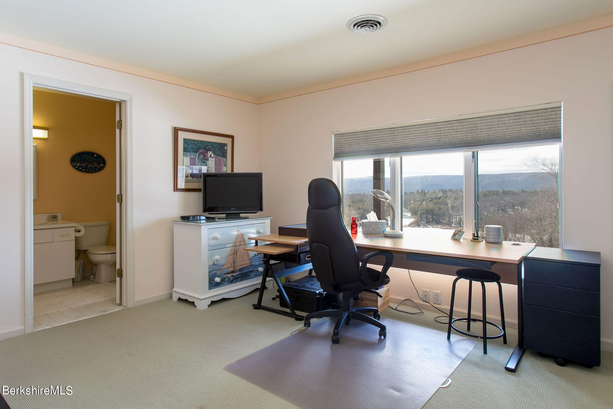 200 Old Stockbridge Road, Unit 3B Lenox, MA 01240 - Photo 24 of 36 a view of a livingroom with workspace and a window