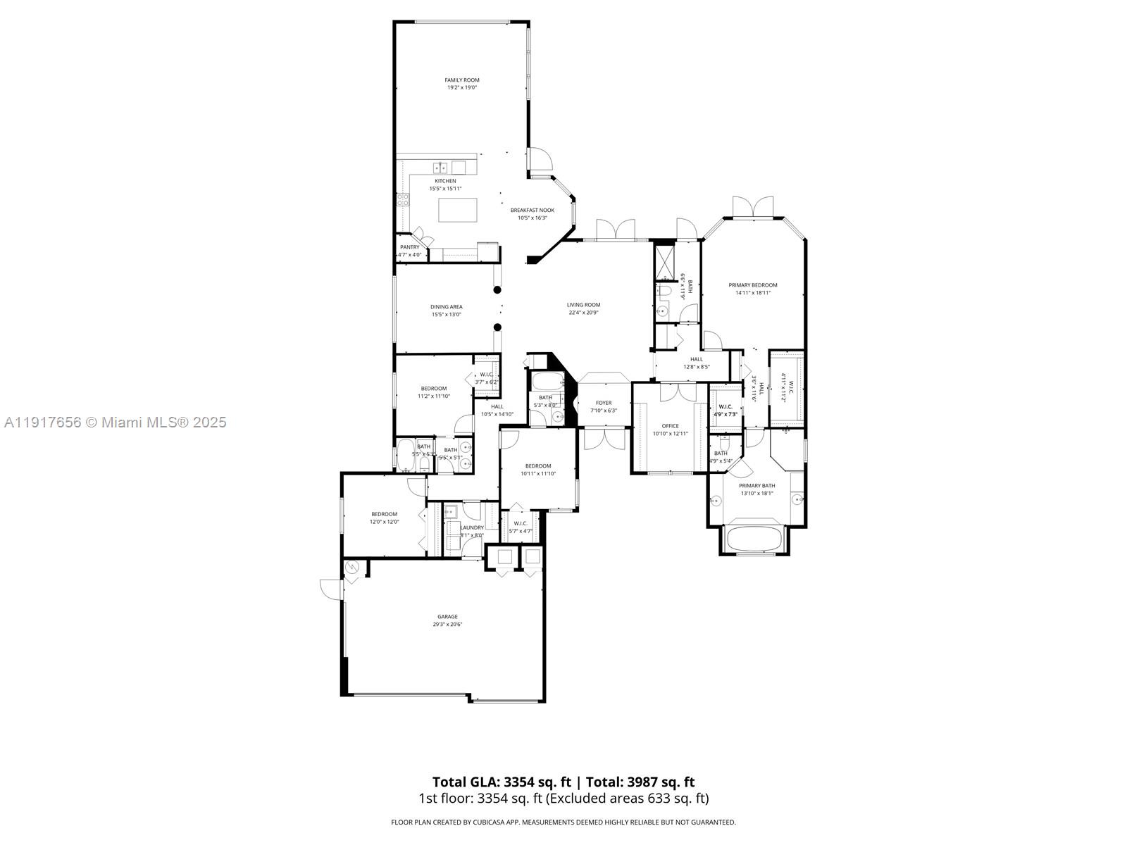 14896 Southwest 38th Street Davie, FL 33331 - Photo 59 of 60 a picture of floor plan