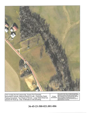 $59,900 | 7721 Highway 39, Crothersville, IN 47229