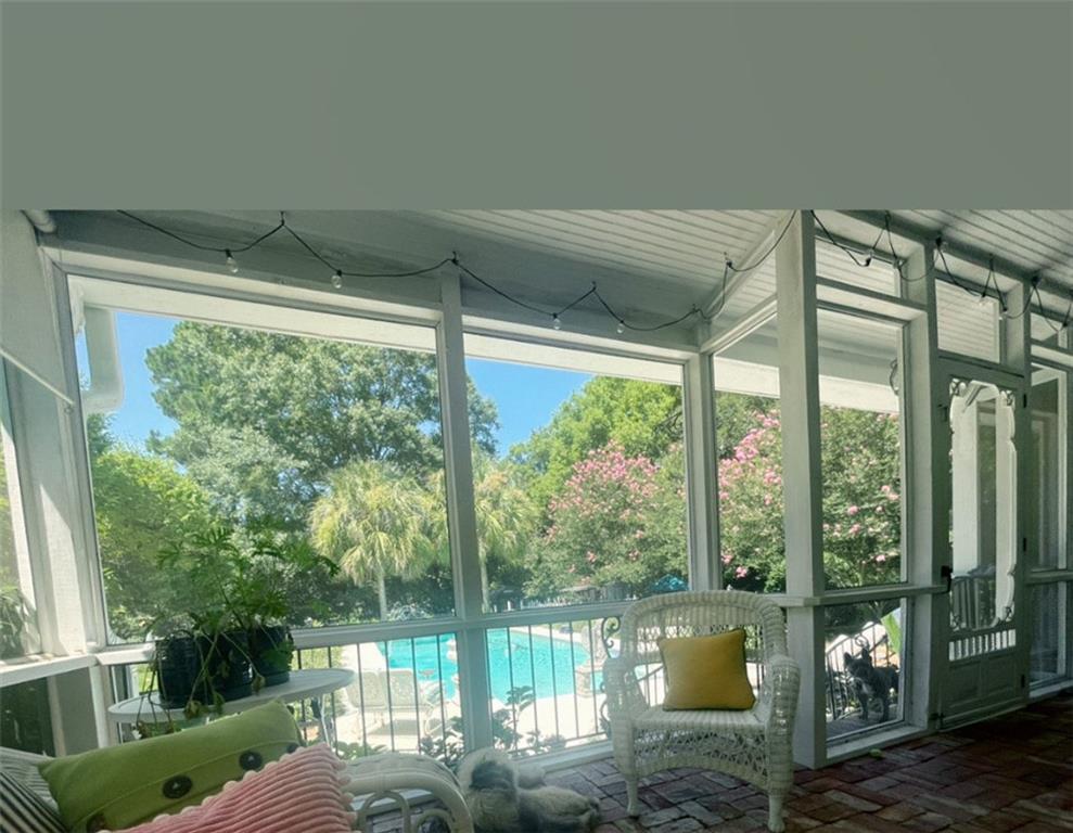 1710 Country Club Road Eufaula, AL 36027 - Photo 39 of 44 a view of a porch with furniture and garden