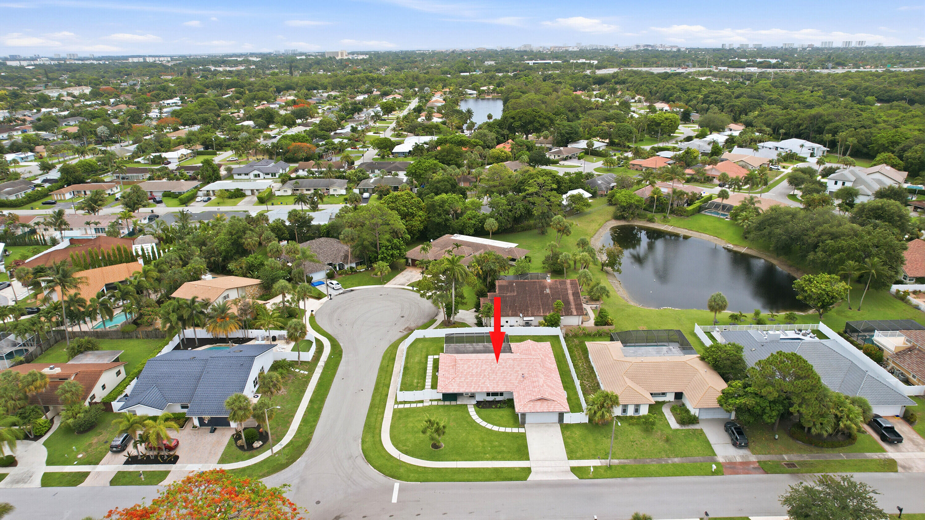 398 Northwest 22nd Avenue Boca Raton, FL 33486 - Photo 2 of 64 Aerial Neighborhood View