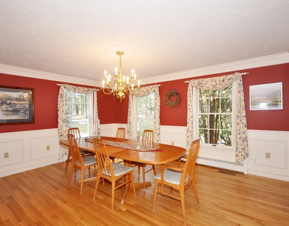1055 Old Marlboro Road Concord, MA 01742 - Photo 4 of 19 a view of a dining room with furniture window and wooden floor