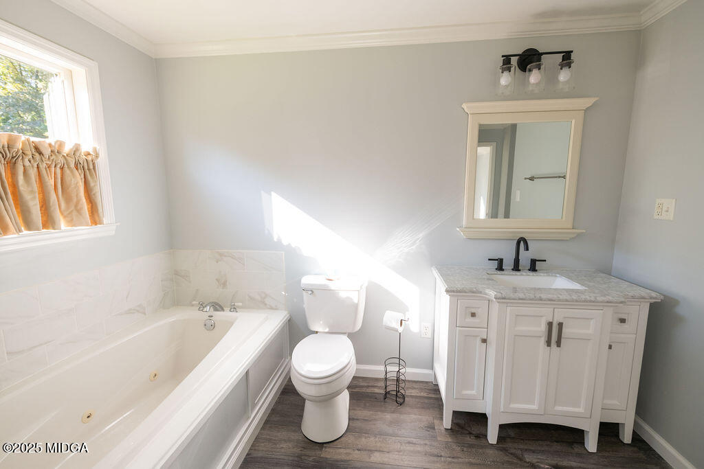 12820 Highway 87 Juliette, GA 31046 - Photo 30 of 57 a bathroom with a sink a toilet and a bathtub