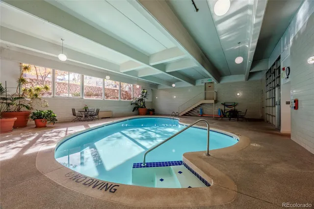 a view of a pathway of a building