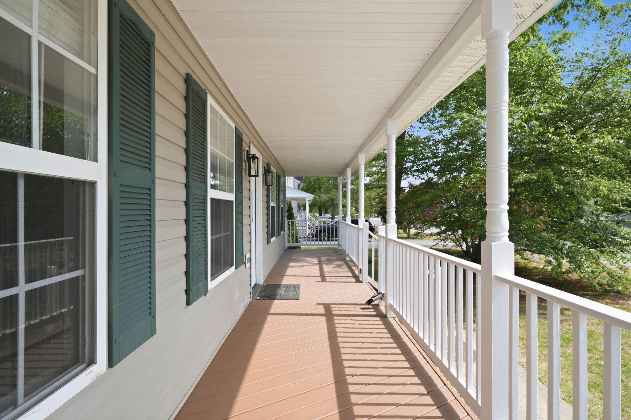 5425 South Branch Road Fredericksburg, VA 22407 - Photo 3 of 11 Newly stained and painted porch w/ inviting views.