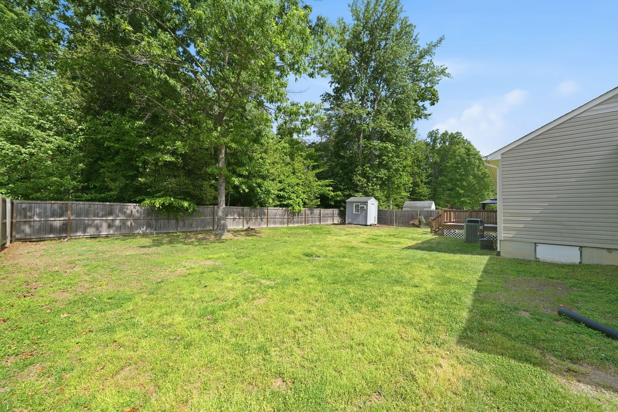 5425 South Branch Road Fredericksburg, VA 22407 - Photo 8 of 11 Yard backs to trees for added privacy