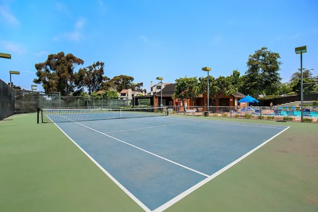 a view of a tennis court