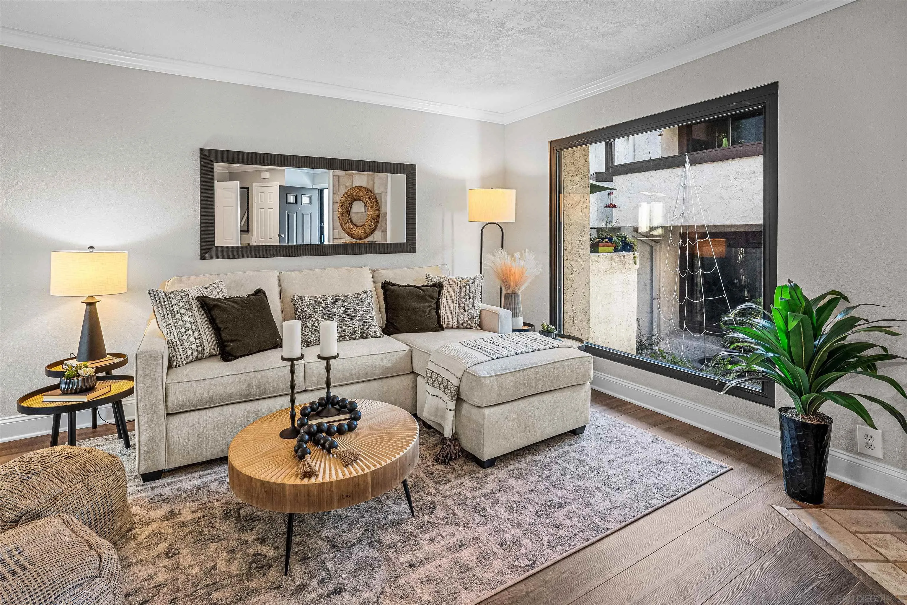 3926 Voltaire Street San Diego, CA 92107 - Photo 5 of 30 a living room with furniture and a potted plant