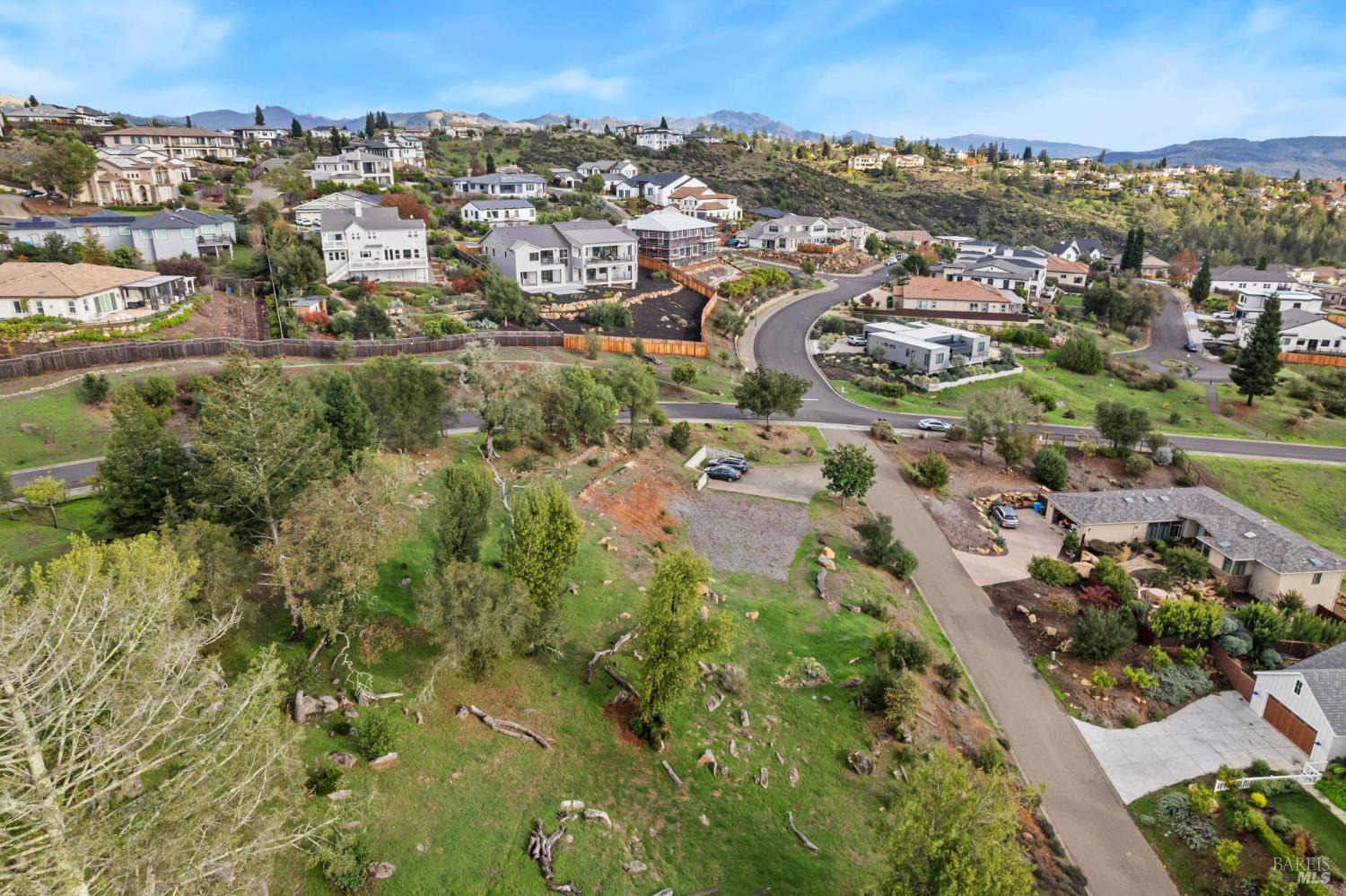 3903 Parker Hill Road Santa Rosa, CA 95404 - Photo 27 of 36 an aerial view of residential houses with outdoor space
