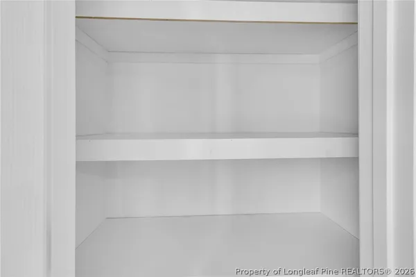 a close up view of racks